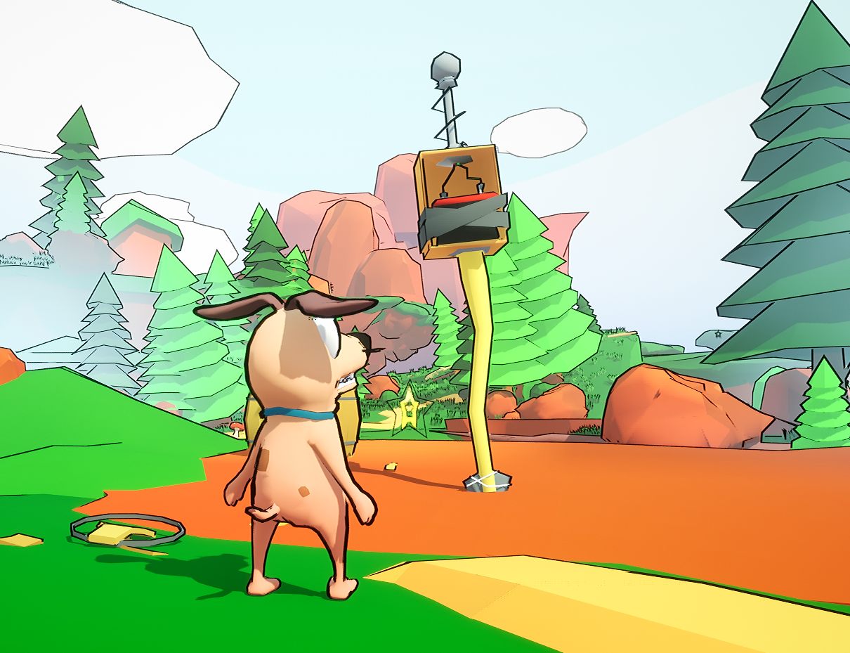 Barko and the Lost Bone — stylized in-engine render